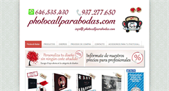 Desktop Screenshot of photocallparabodas.com