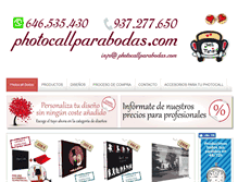 Tablet Screenshot of photocallparabodas.com